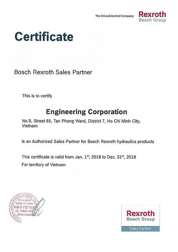 Đại lý Bosch rexroth vietnam