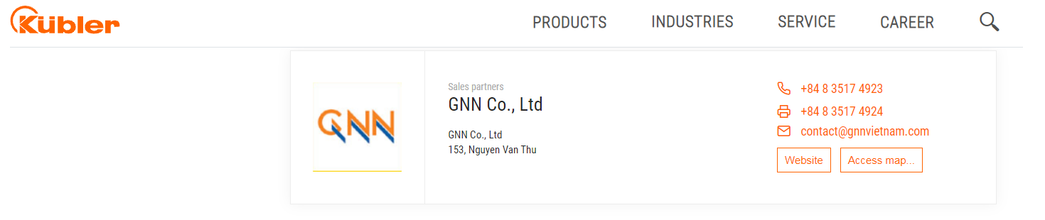 GNN đại lý chính thức Kubler tại Việt Nam